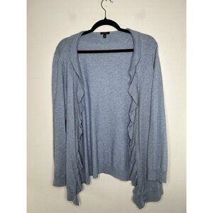 Talbots Women’s Long Sleeve Light Blue Cardigan Wool Blend Sweater Size Medium